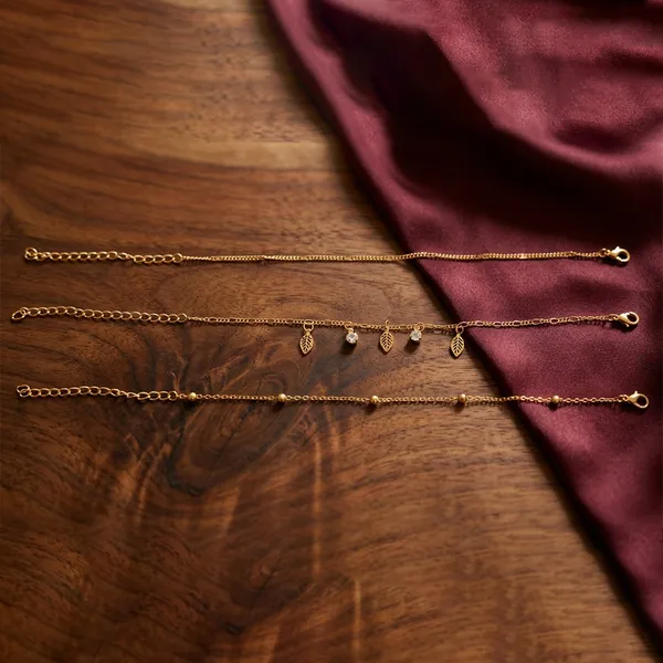 The99jewel_Elegant_Layered_Gold_Chain_Bracelet_Assorted_Designs_Gold