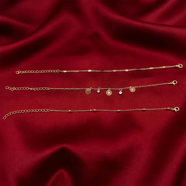 The99jewel_Elegant_Layered_Gold_Chain_Bracelet_Assorted_Designs_Gold