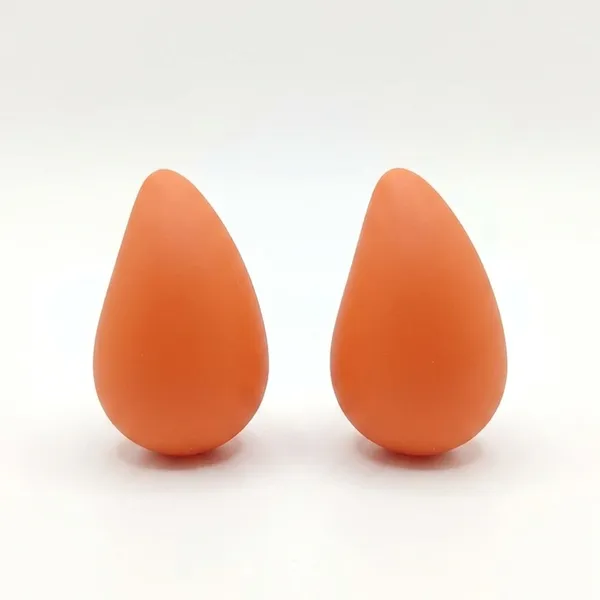 The99jewel_Trendy_Teardrop_Stud_Earrings_For_Women_Orange