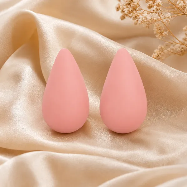 The99jewel_Trendy_Teardrop_Stud_Earrings_For_Women_Peach