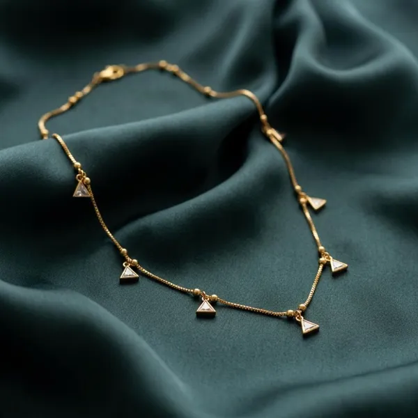 The99jewel_Minimal_Gold_Chain_Necklace_With_Crystal_Drop_Charms_White