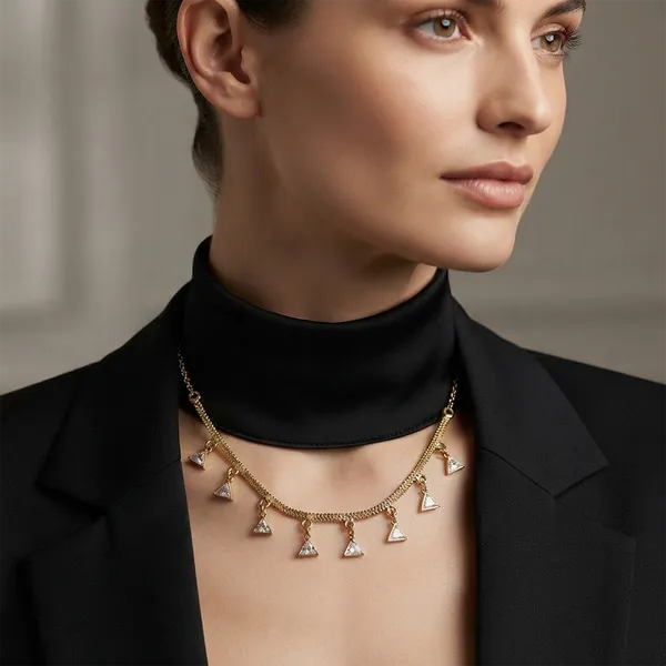 The99jewel_Minimal_Gold_Chain_Necklace_With_Crystal_Drop_Charms_White