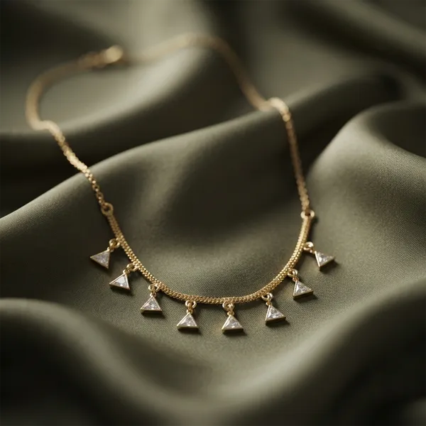 The99jewel_Minimal_Gold_Chain_Necklace_With_Crystal_Drop_Charms_White