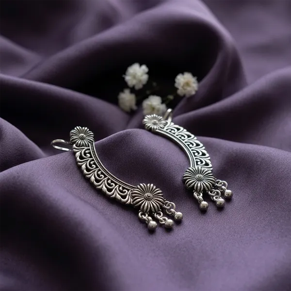 The99jewel_Ethnic_Oxidised_Ear_Cuff_Earring_For_Women_Oxidised