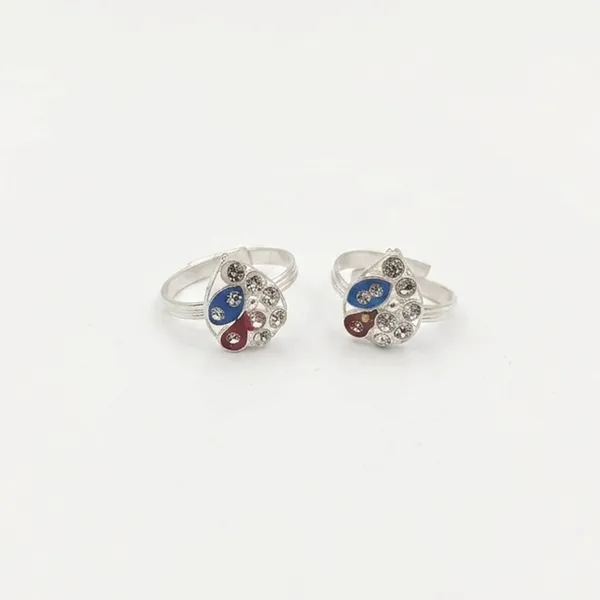 The99jewel_Silver_Toned_Adjustable_Austrian_Toe_Ring_For_Women_Silver