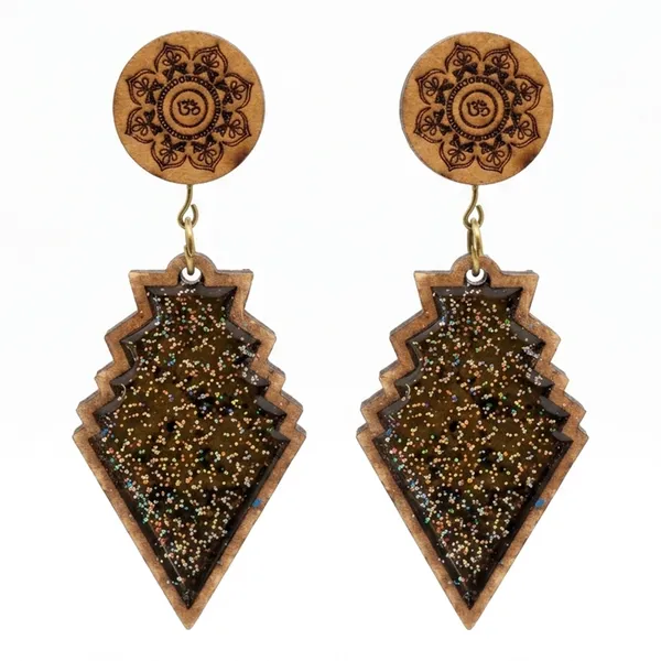 The99jewel_Vintage_Style_Wooden_Fashion_Dangler_Earrings_Brown