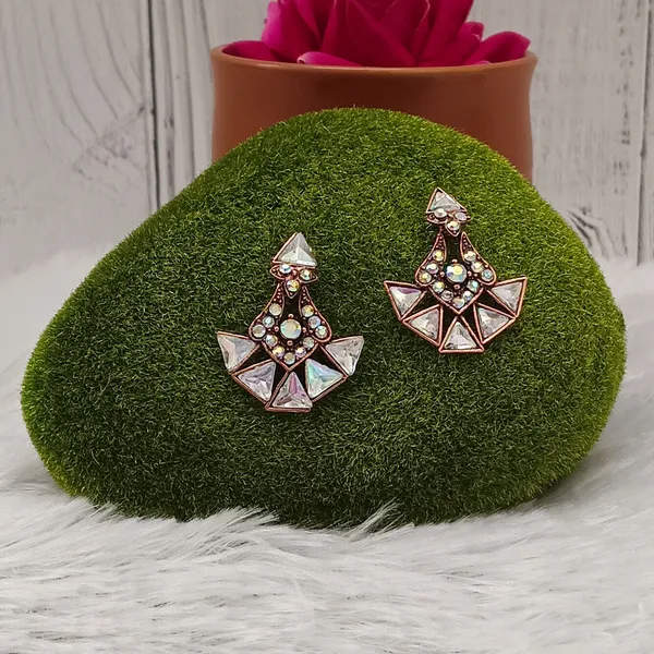 The99jewel_Rose_Gold_Plated_Ethnic_Statement_Earrings_Gold