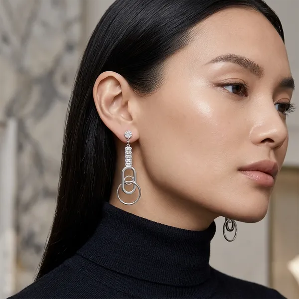 The99jewel_Dazzling_Silver_Plated_American_Diamond_Stone_Earrings_Silver