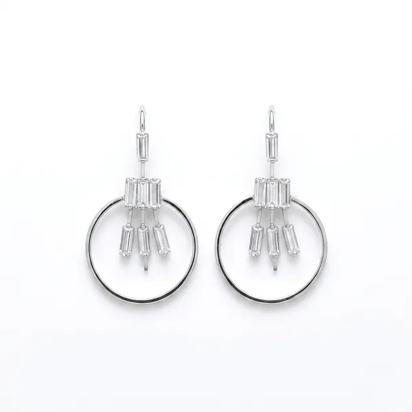 The99jewel_Dazzling_Silver_Plated_American_Diamond_Stone_Earrings_Silver