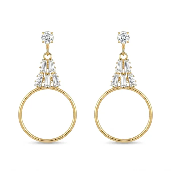 The99jewel_Gold_Plated_American_Diamond_Statement_Earrings_For_Women_Gold