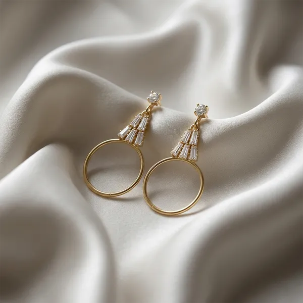 The99jewel_Gold_Plated_American_Diamond_Statement_Earrings_For_Women_Gold