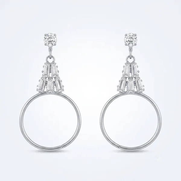 The99jewel_Dazzling_Silver_Plated_American_Diamond_Stone_Earrings_Silver