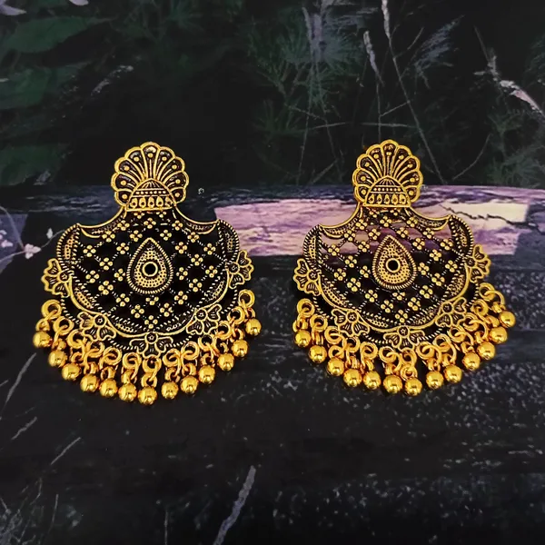 The99jewel_Ethnic_Floral_Carved_Chandbali_Earrings_Gold