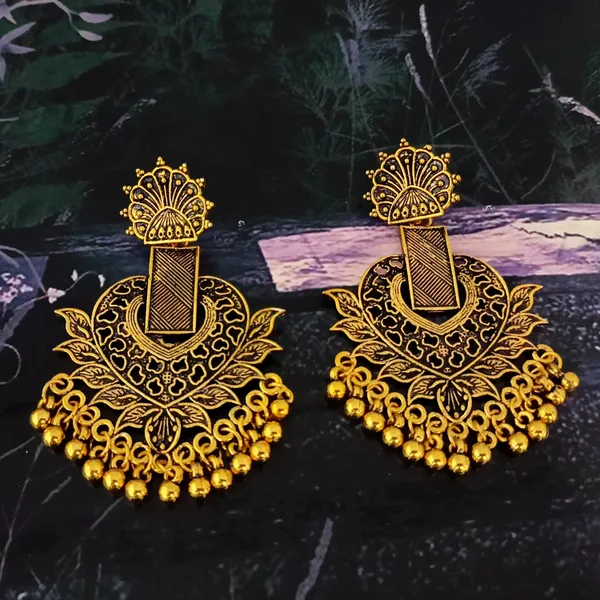 The99jewel_Ethnic_Floral_Carved_Chandbali_Earrings_Gold