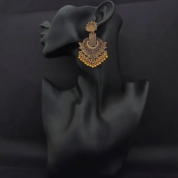 The99jewel_Ethnic_Floral_Carved_Chandbali_Earrings_Gold