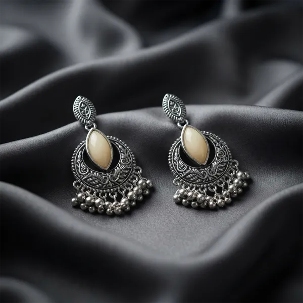 The99jewel_Antique_Finish_Oxidised_Dangler_Earrings_Oxidised