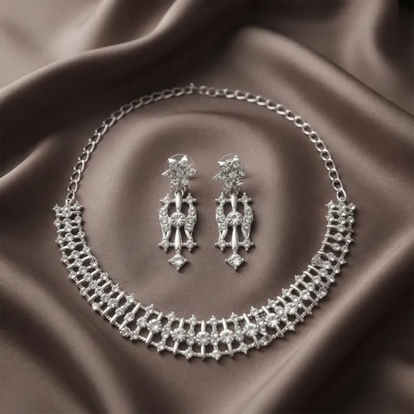 The99jewel_Festive_Austrian_Stone_Statement_Jewellery_Set_Silver