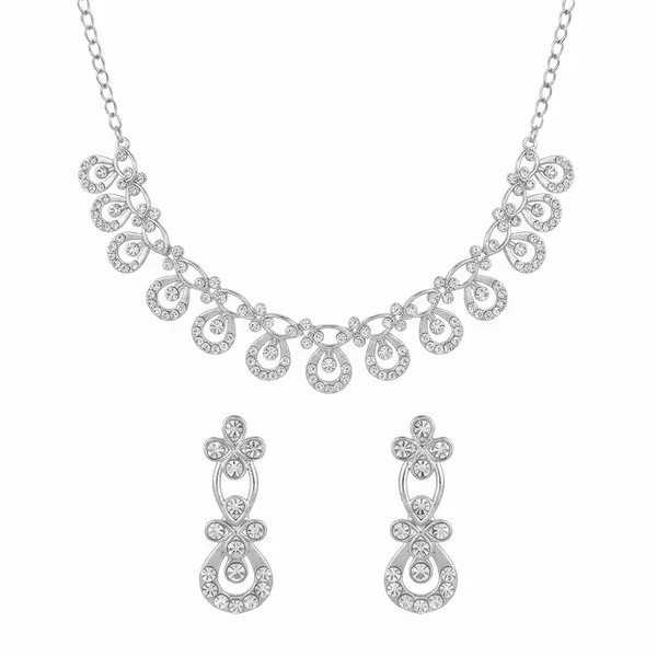 The99jewel_Festive_Austrian_Stone_Statement_Jewellery_Set_Silver