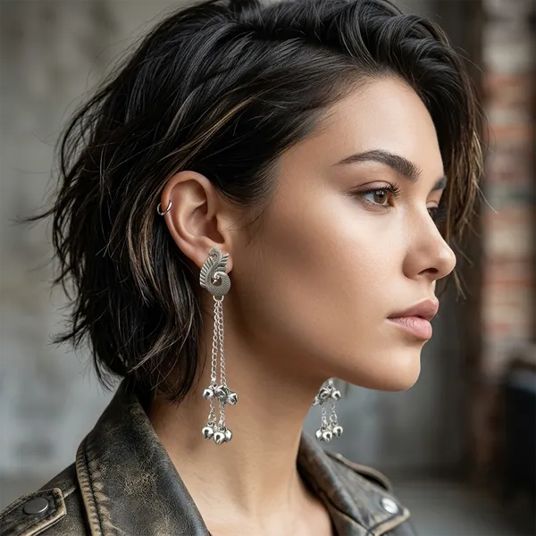 The99jewel_Oxidised_Plated_Kashmiri_Ghungroo_Dangler_Earrings_Oxidised