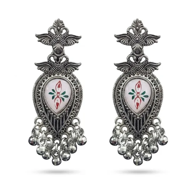 The99jewel_Oxidised_Plated_Pearl_Dangler_Earrings_Oxidised