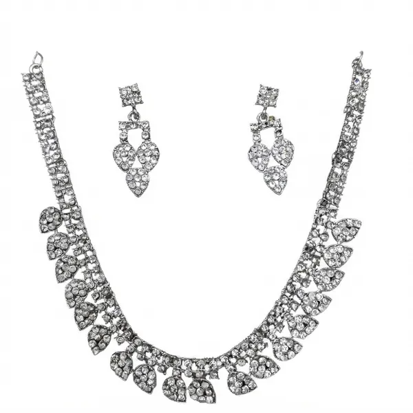 The99jewel_Luxe_Austrian_Necklace_Set_With_Earrings_Silver
