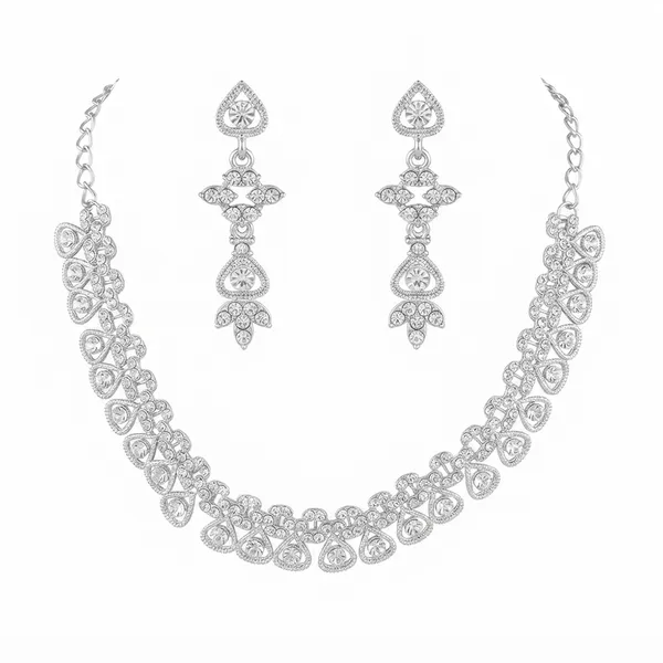 The99jewel_Prestige_Austrian_Stone_Statement_Necklace_Set_Silver