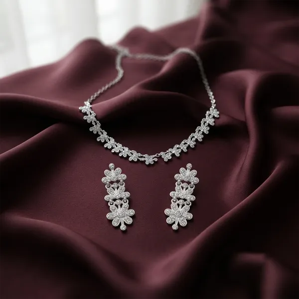 The99jewel_Prestige_Austrian_Stone_Statement_Necklace_Set_Silver