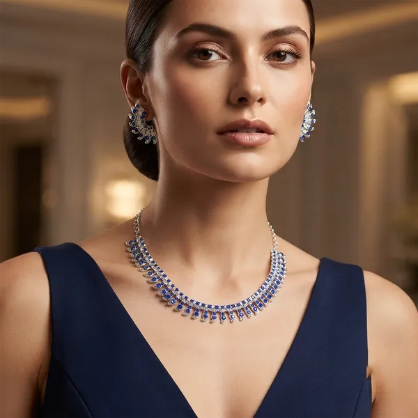 The99jewel_Prestige_Austrian_Stone_Statement_Necklace_Set_Blue
