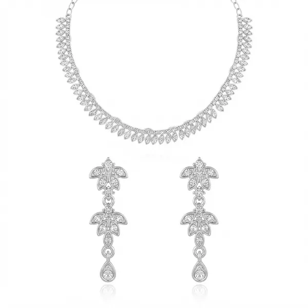 The99jewel_Prestige_Austrian_Stone_Statement_Necklace_Set_Silver
