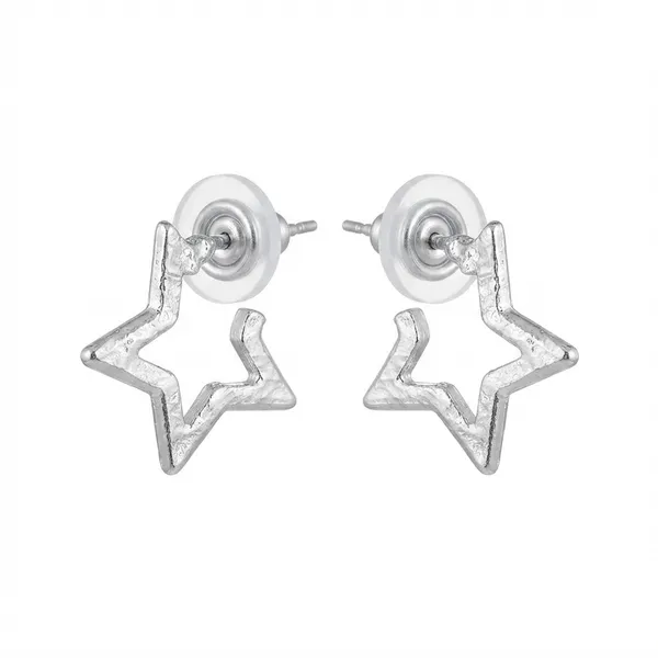 The99jewel_Trendy_Silver_Star_Geometric_Hoop_Earrings_For_Women_Silver