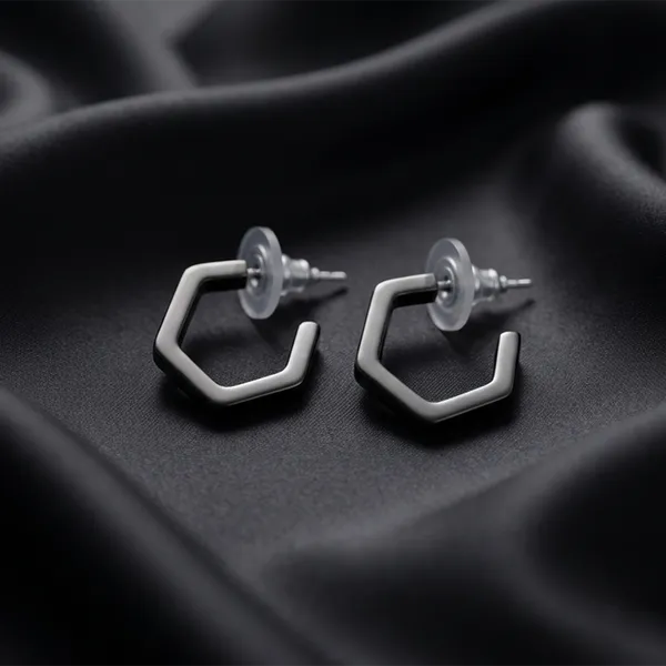 The99jewel_Trendy_Black_Geometric_Hoop_Earrings_For_Women_Black