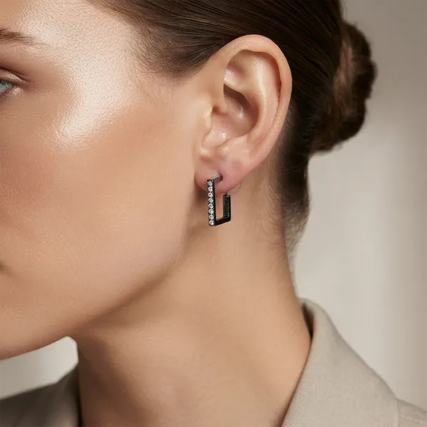 The99jewel_Trendy_Austrian_Stone_Black_Geometric_Hoop_Earrings_For_Women_Black
