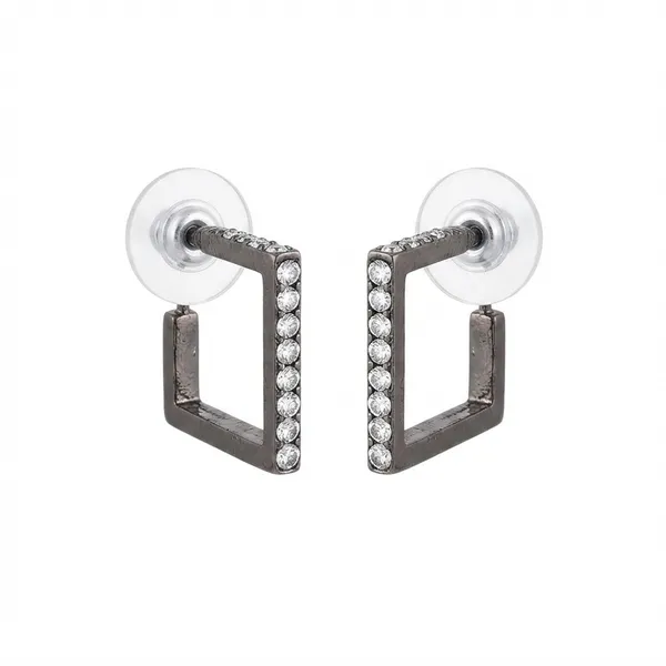 The99jewel_Trendy_Austrian_Stone_Black_Geometric_Hoop_Earrings_For_Women_Black