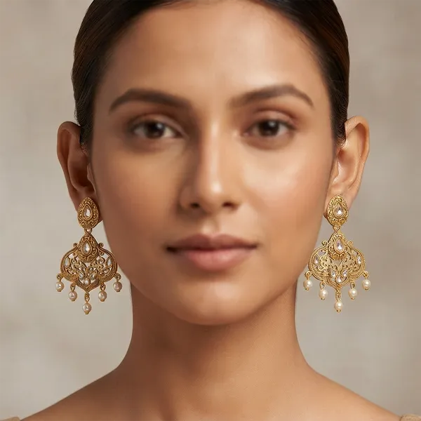 The99jewel_Floral_Light_Pink_Crystal_Stone_Statement_Dangler_Earrings_For_Women_Light_Pink