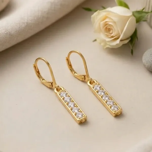 The99jewel_Gold_Plated_Austrian_Stone_Hoop_Earrings_For_Women_Gold