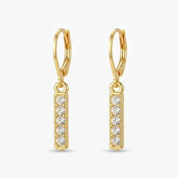 The99jewel_Gold_Plated_Austrian_Stone_Hoop_Earrings_For_Women_Gold