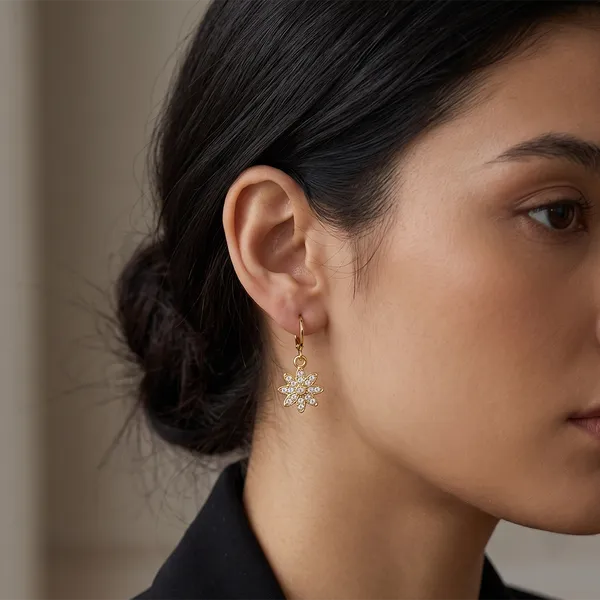 The99jewel_Gold_Plated_Austrian_Stone_Floral_Shape_Hoop_Earrings_For_Women_Gold