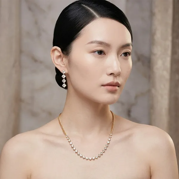 The99jewel_Crystal_Stone_Gold_Plated_Necklace_Set_With_Matching_Drop_Earrings_Gold