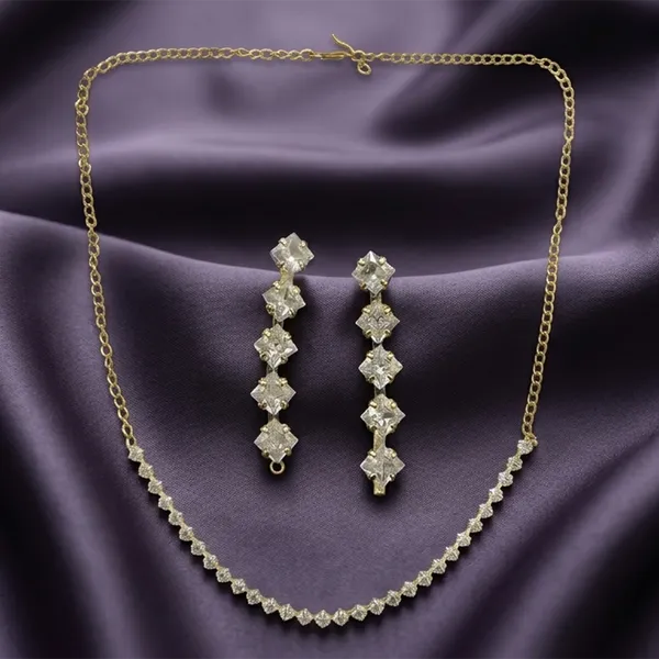 The99jewel_Crystal_Stone_Gold_Plated_Necklace_Set_With_Matching_Drop_Earrings_Gold