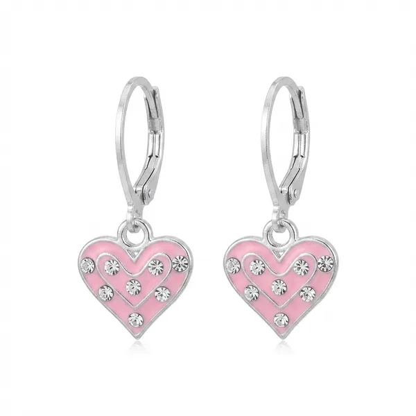 The99jewel_Designer_Party_Wear_Austrian_Stone_Heart_Shape_Hoop_Earrings_Pink