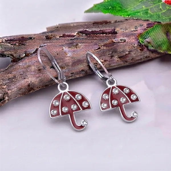 The99jewel_Elegant_Jewellery_Silver_Plated_Austrian_Stone_Umbrella_Shape_Earrings_Red