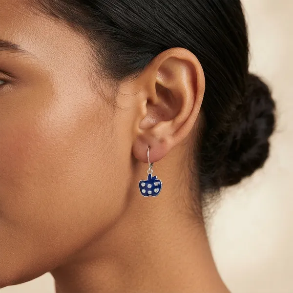 The99jewel_Premium_Silver_Plated_Party_Wear_Austrian_Hoop_Earrings_Blue