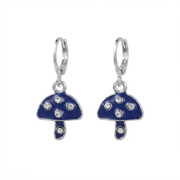 The99jewel_Contemporary_Silver_Plated_Austrian_Stone_Hoop_Earrings_For_Women_Blue