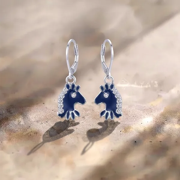 The99jewel_Fashion_Jewellery_Silver_Plated_Austrian_Hoop_Earrings_For_Women_Blue