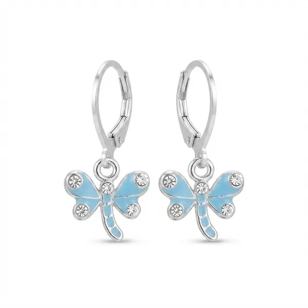 The99jewel_Elegant_Silver_Plated_Austrian_Stone_Hoop_Earrings_Light_Blue