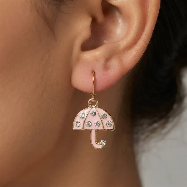 The99jewel_Designer_Gold_Plated_Austrian_Stone_Hoop_Earrings_For_Women_Pink