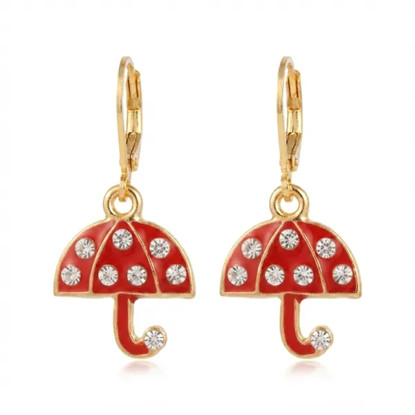 The99jewel_Designer_Gold_Plated_Austrian_Stone_Hoop_Earrings_For_Women_Red