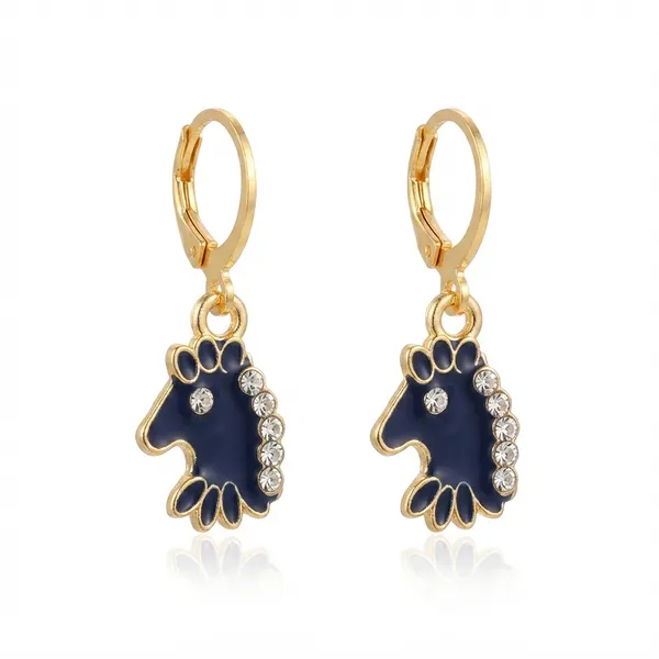 The99jewel_Fashion_Gold_Plated_Hoop_Earrings_For_Girls_Women_Blue
