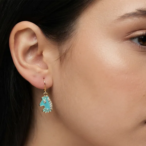 The99jewel_Fashion_Gold_Plated_Hoop_Earrings_For_Girls_Women_Light_Blue