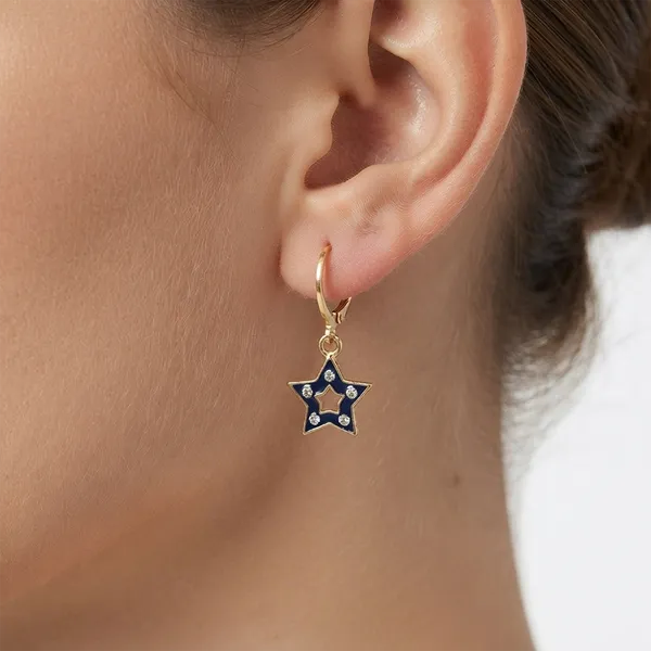 The99jewel_Exclusive_Gold_Plated_Austrian_Stone_Star_Shape_Designer_Earrings_Blue
